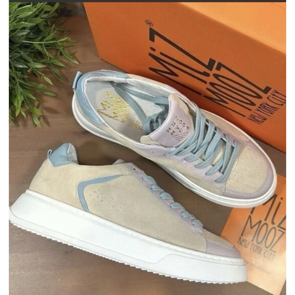 Miz Mooz Tristin sneakers in Sky Color way Size 38 US 7.5 Suede